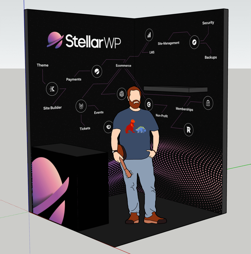 StellarWP Booth Design for WordCamp Asia 2025